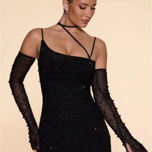 Oh Polly soho black dress. Never worn outside. I tried it on once